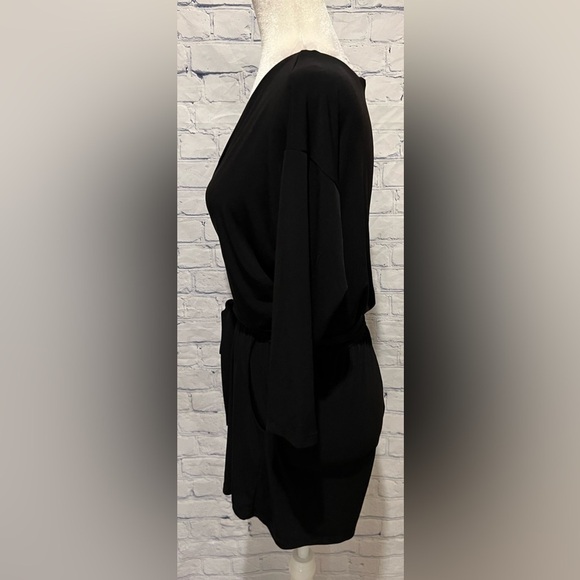 Abbeline long sleeve Belted romper black Size XS - Picture 3 of 6